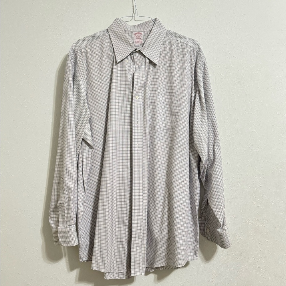 Brooks Brothers Explorer Collection Non-Iron Twill Ainsley Collar, Dress Shirt